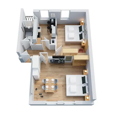 Ludwigscozyescape - Ruhiges Design-apartment Mit Balkon & Parkplatz, 4 Gaeste, Smarttv In Jedem Zimmer, Highspeed Wlan, Workspace, 24h Self Check-in * Ludwigsburg
